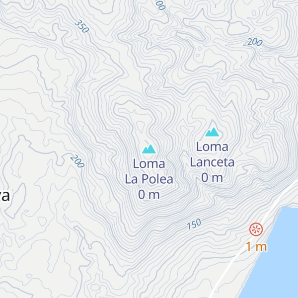 Map of Loma La Polea