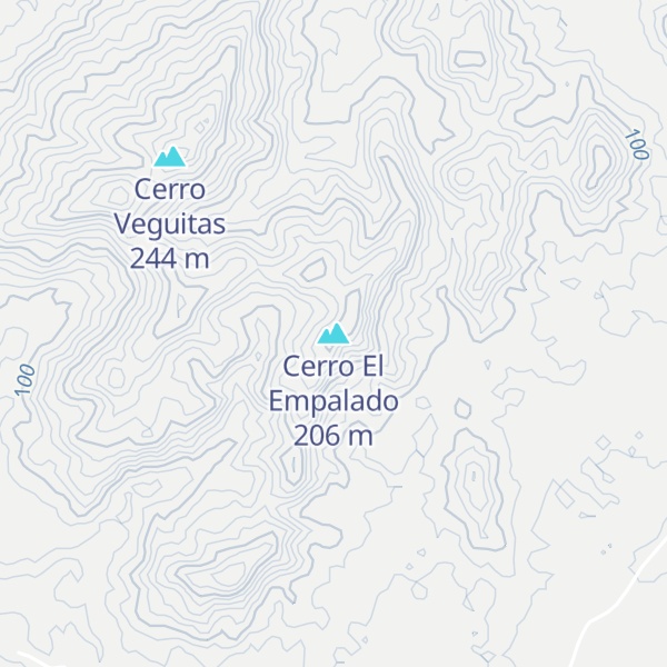 Map of Cerro El Empalado