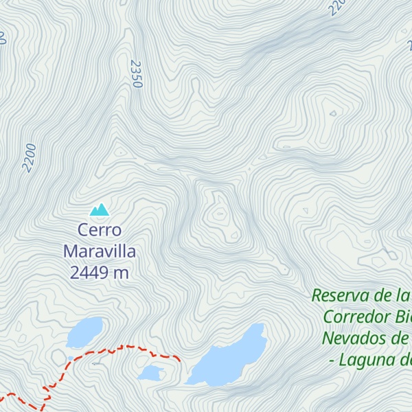 Map of Cerro Las Mariposas