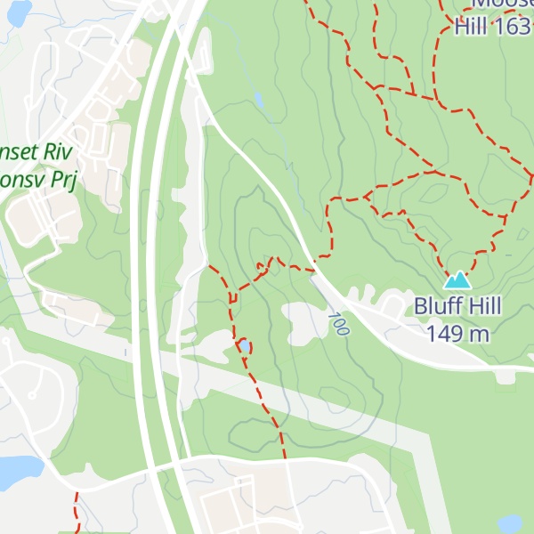 Map of Pierce Hill
