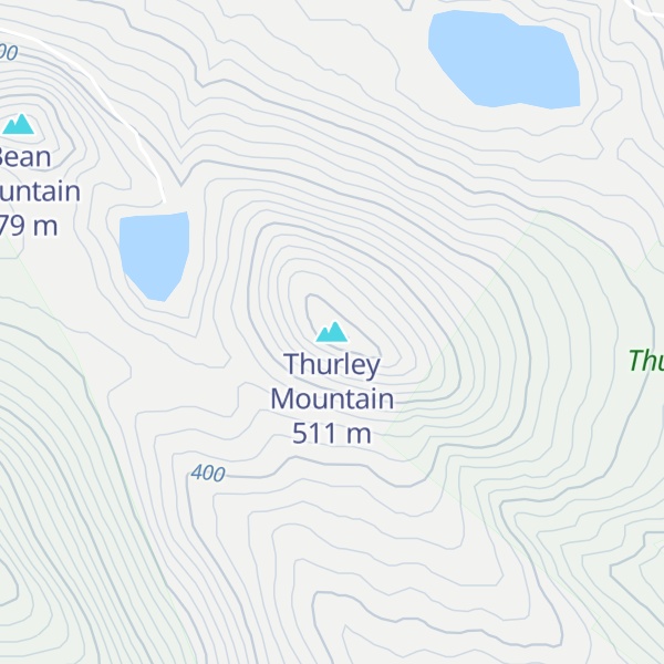 Map of Thurley Mountain