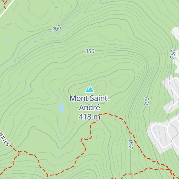 Map of Mont Saint-André