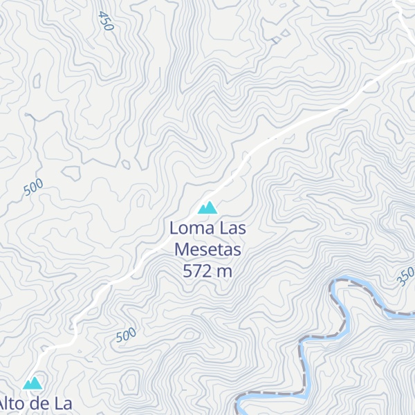 Map of Loma Las Mesetas