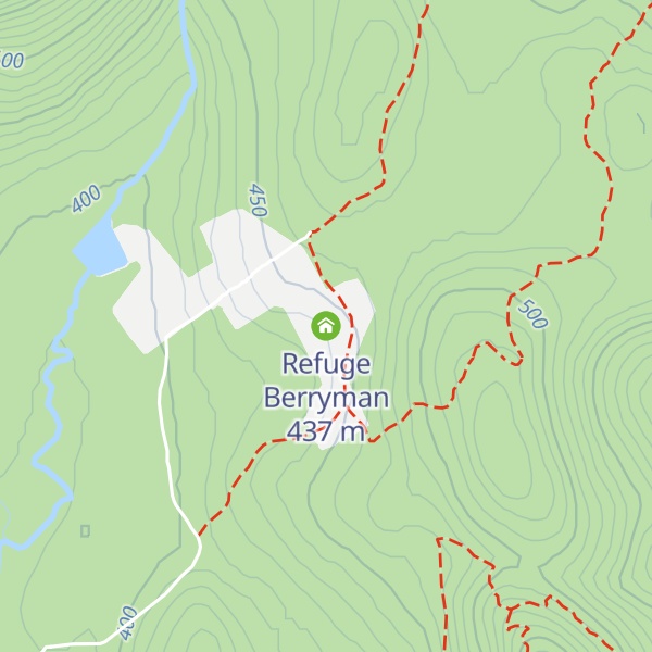 Map of Refuge Berryman