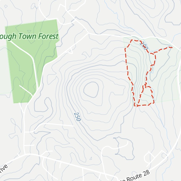 Map of Evans Hill