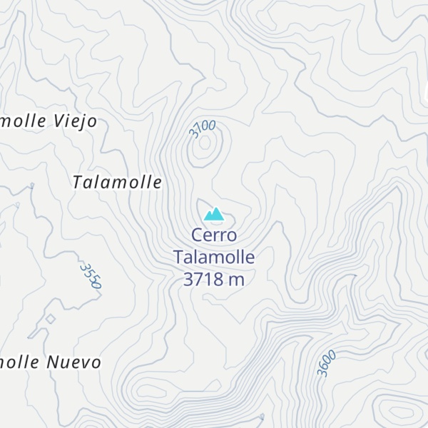 Map of Cerro Talamolle