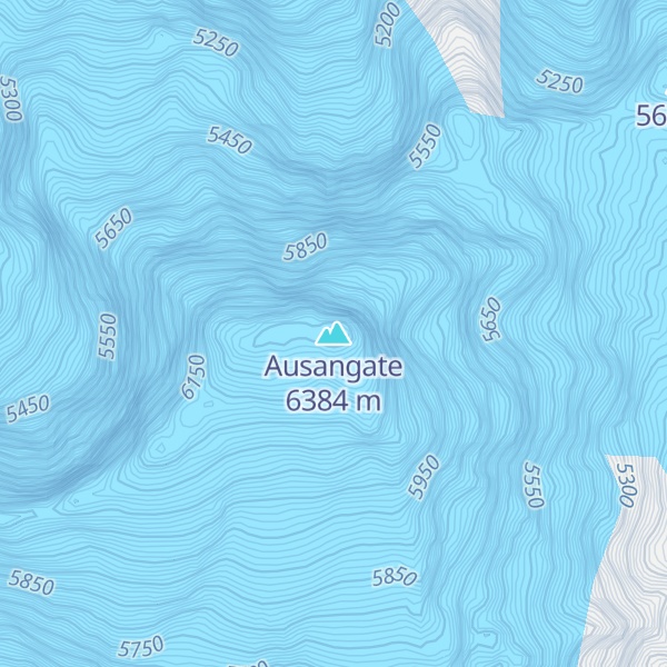 Map of Ausangate