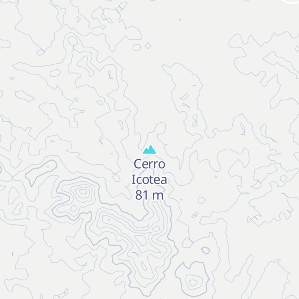Map of Cerro Icotea