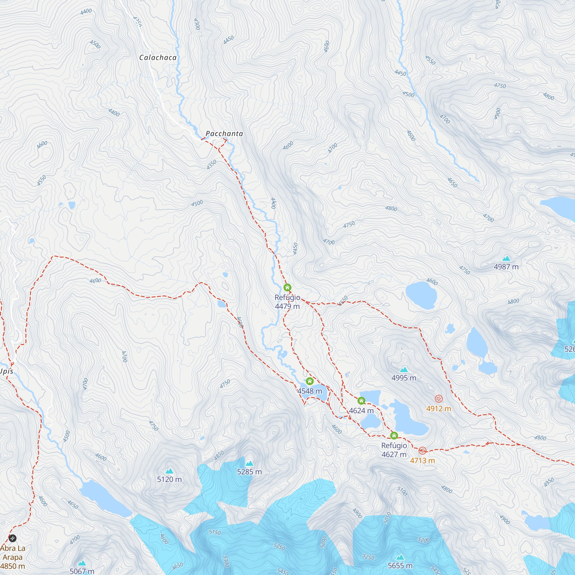 Refúgio map