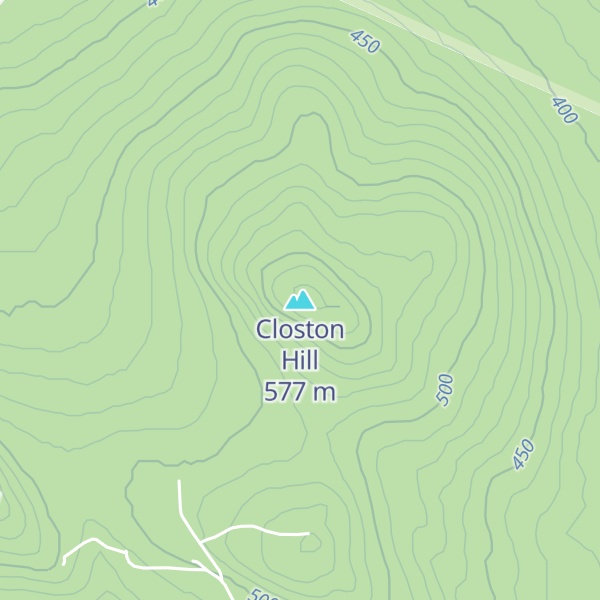 Map of Closton Hill