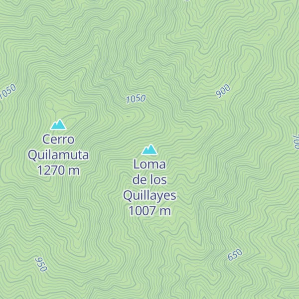 Map of Loma de los Quillayes