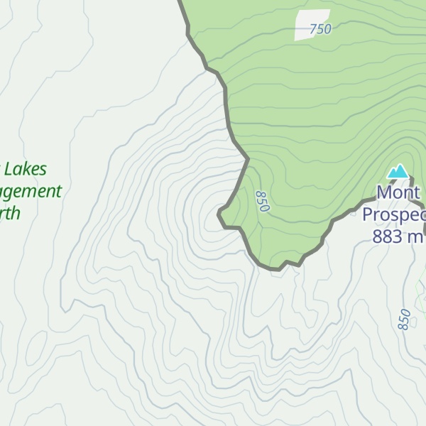 Map of Montagnes Blanches