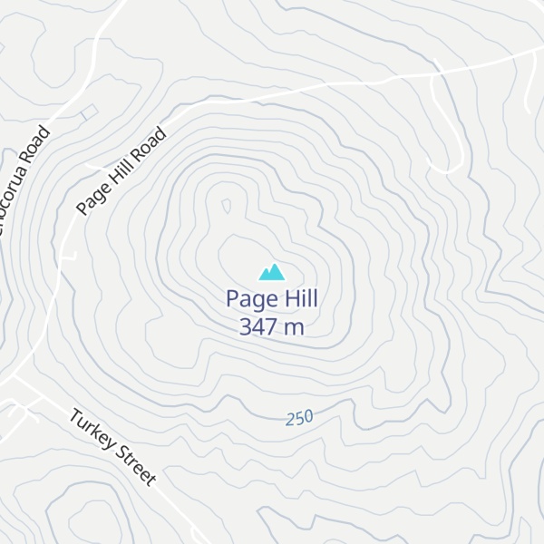 Map of Page Hill