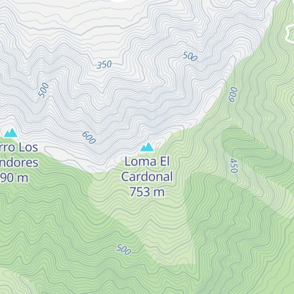 Map of Loma El Cardonal