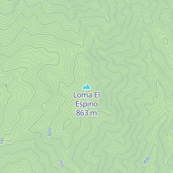 Map of Loma El Espino