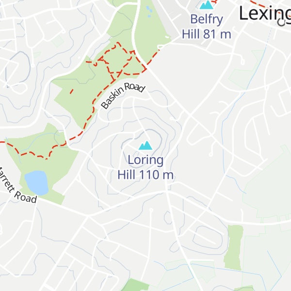Map of Loring Hill