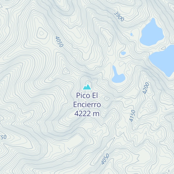 Map of Pico El Encierro