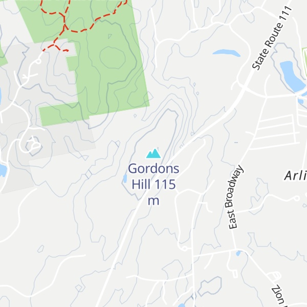 Map of Gordons Hill