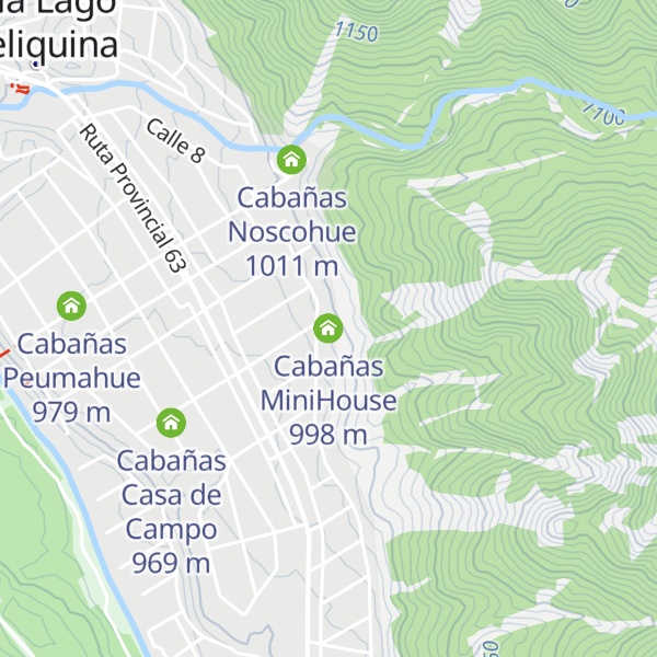 Map of Cabañas MiniHouse