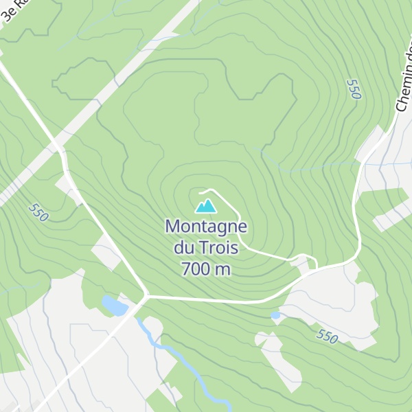 Map of Montagne du Trois