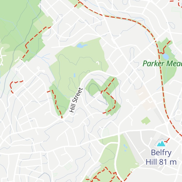 Map of Robinson Hill