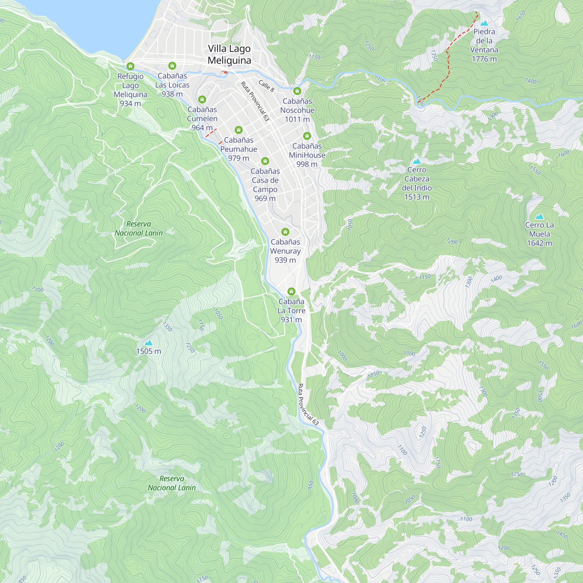 Cabaña La Torre map