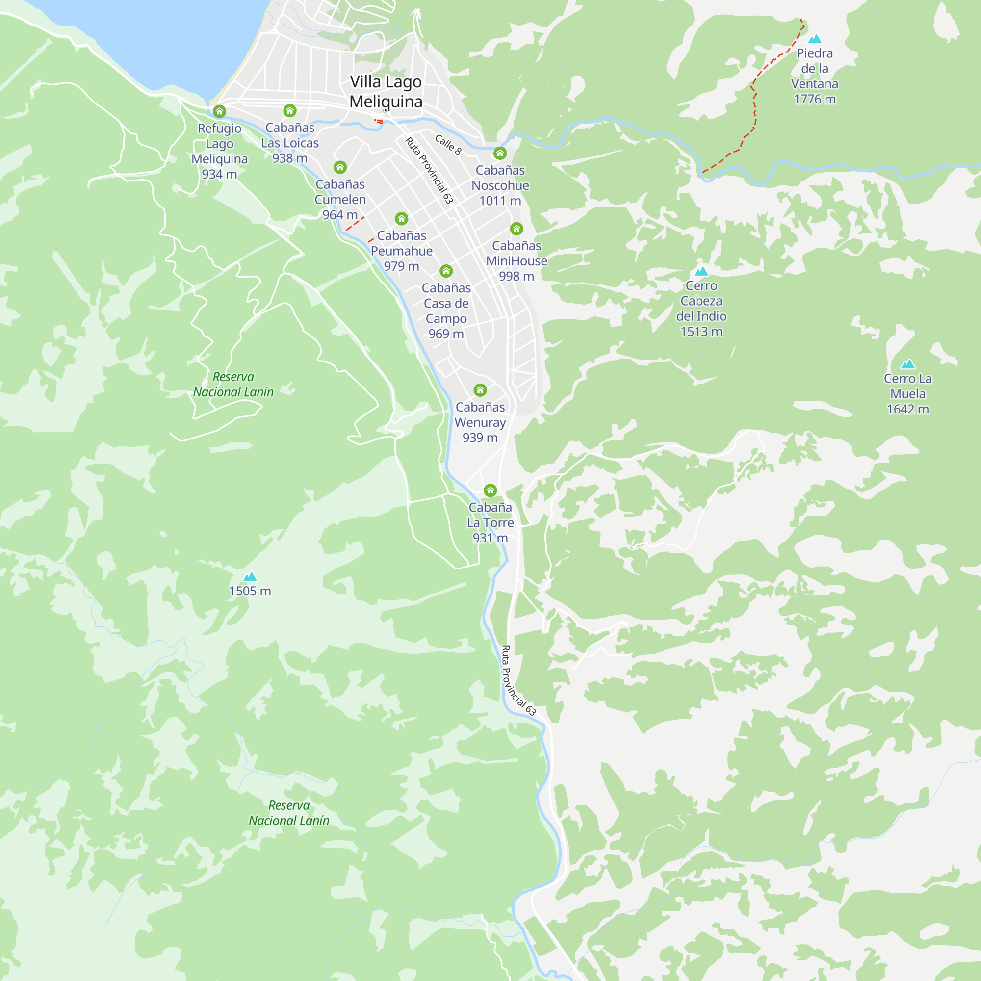 Cabaña La Torre map