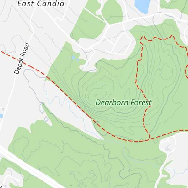Map of Dumplingtown Hill
