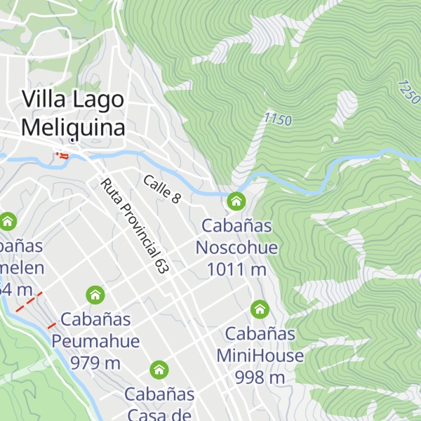 Map of Cabaña Arroyo Bonito