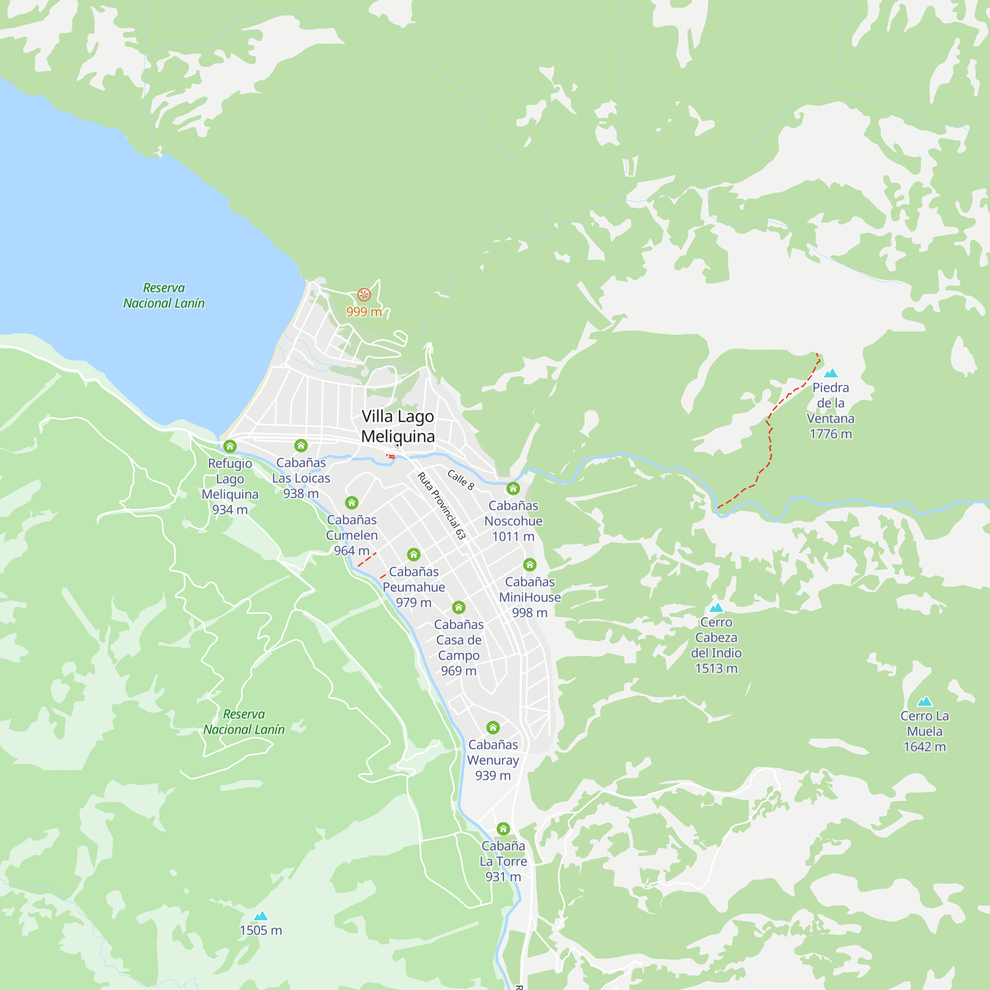 Cabaña Arroyo Bonito map