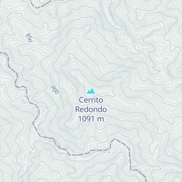 Map of Cerrito Redondo