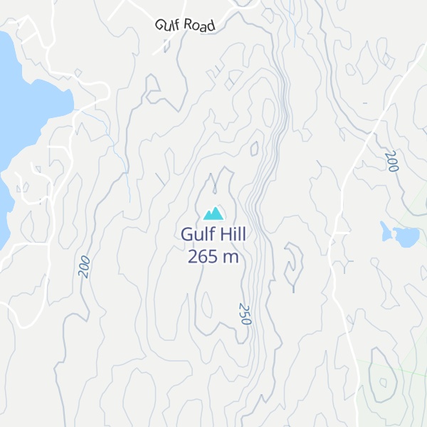 Map of Gulf Hill