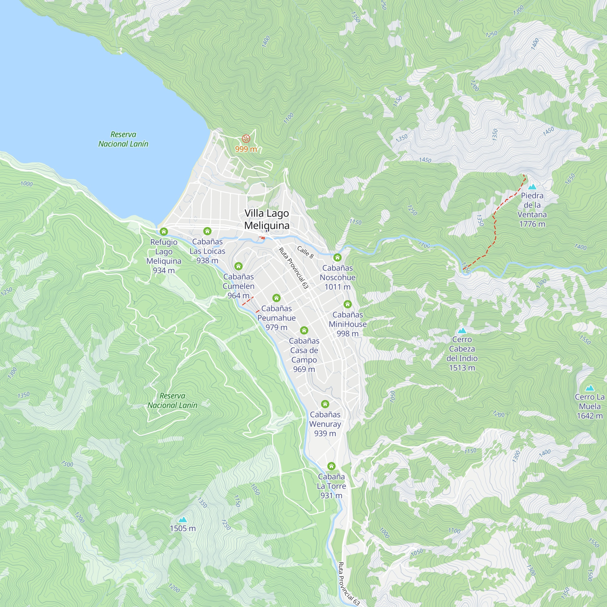 Cabañas Las Pampeanas map