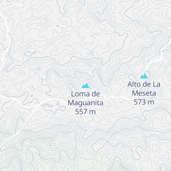 Map of Loma de Maguanita