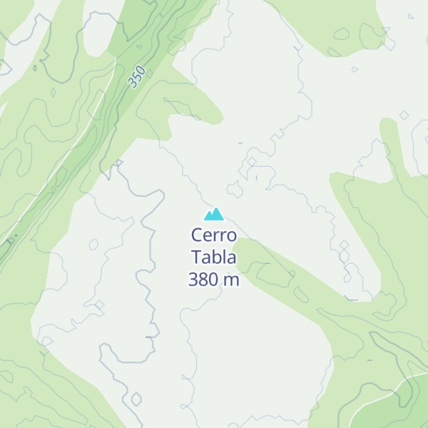 Map of Cerro Tabla
