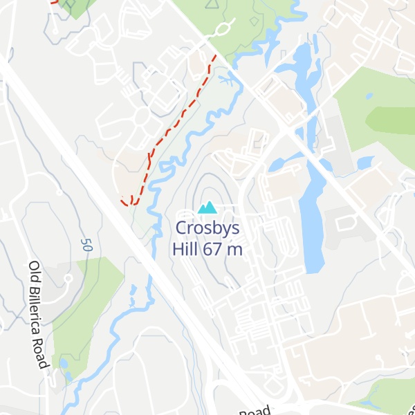 Map of Crosbys Hill