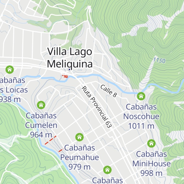Map of Cabañas Ababu del Gato