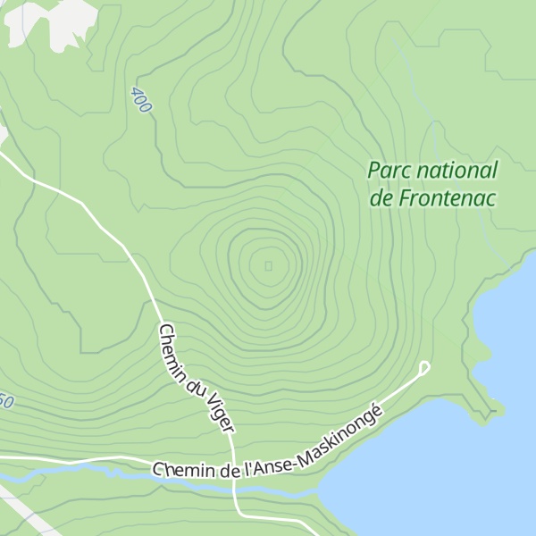 Map of Mont du Lac Thor