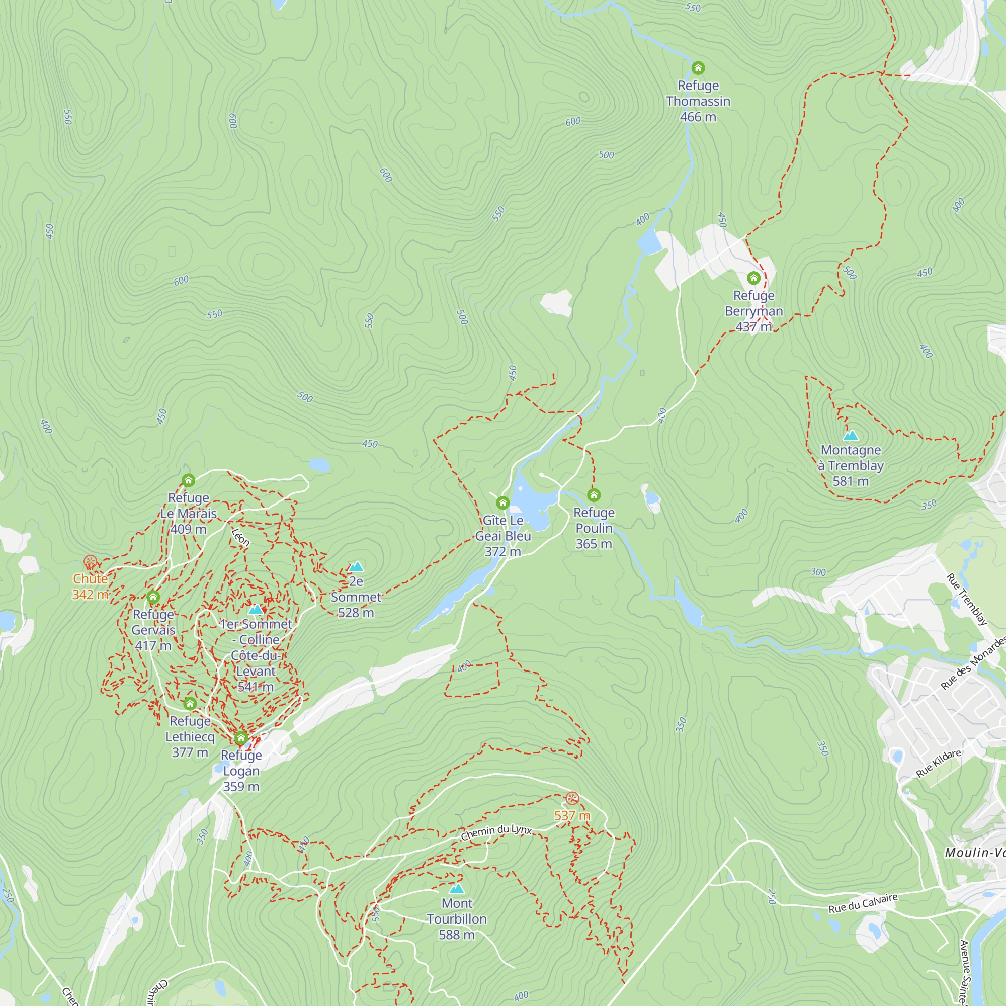 Gîte Le Geai Bleu map