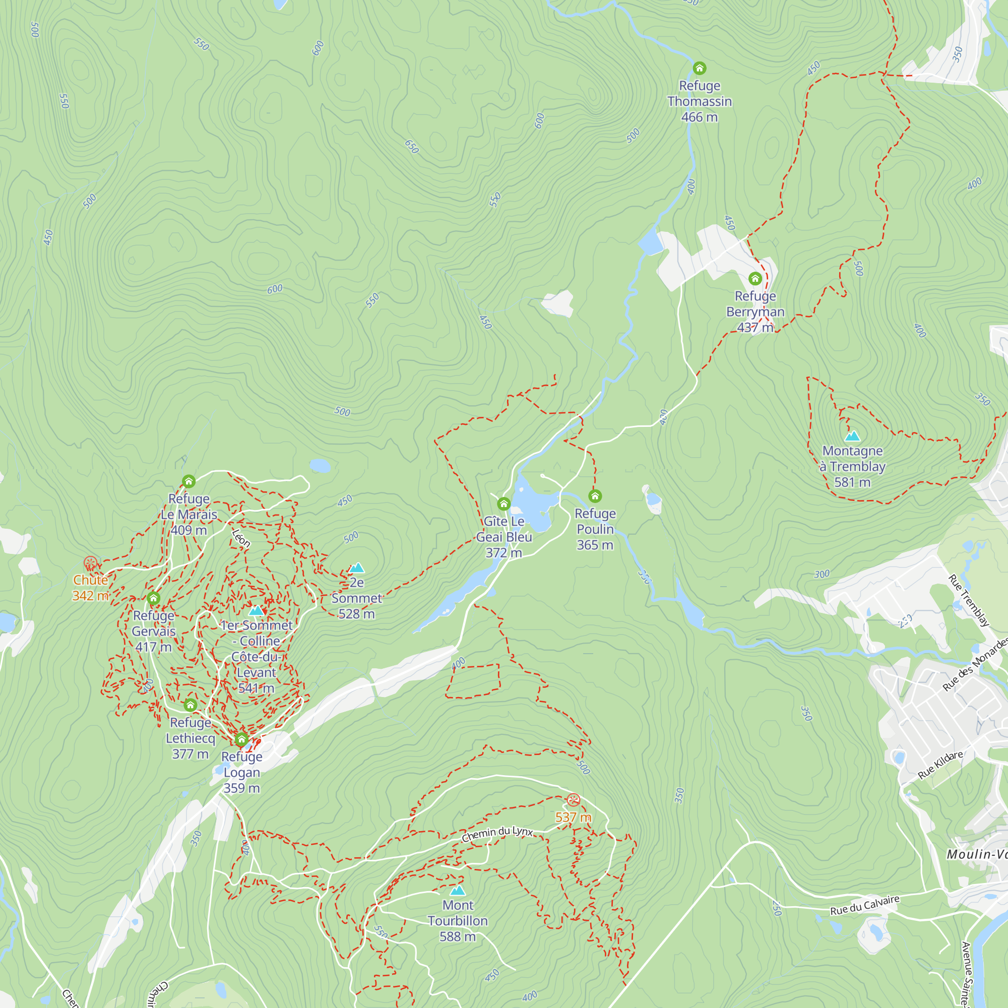 Gîte Le Geai Bleu map