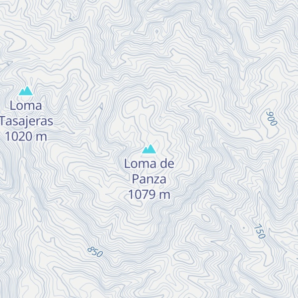 Map of Loma de Panza