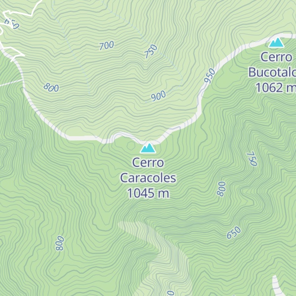 Map of Cerro Caracoles