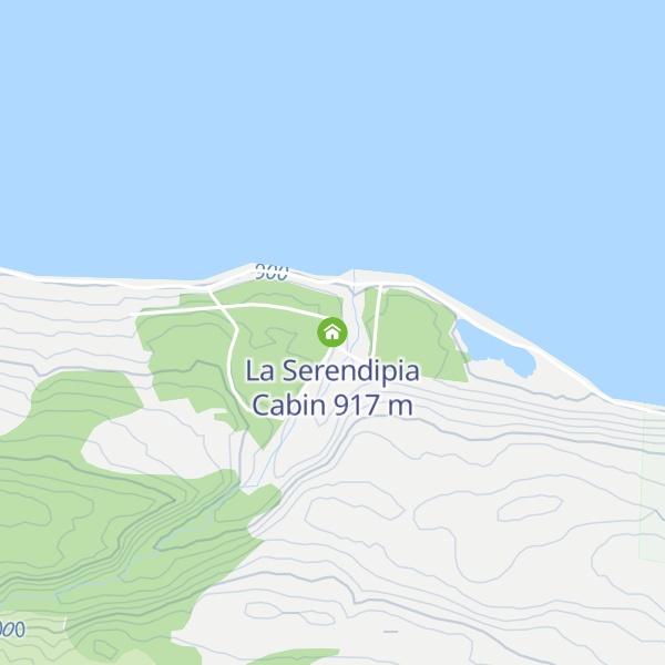 Map of La Serendipia Cabin