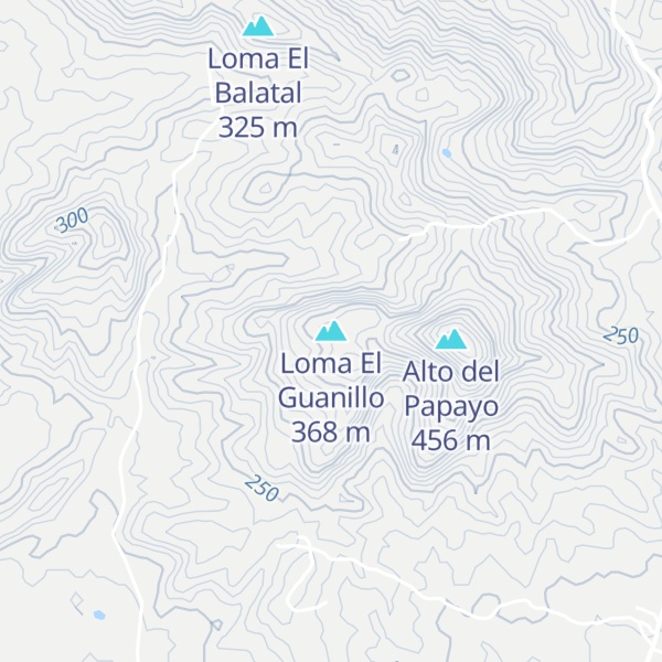 Map of Loma El Guanillo