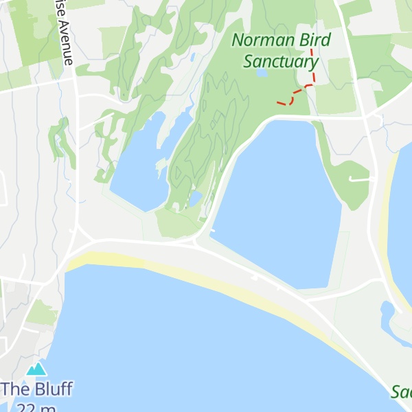 Map of Hanging Rock