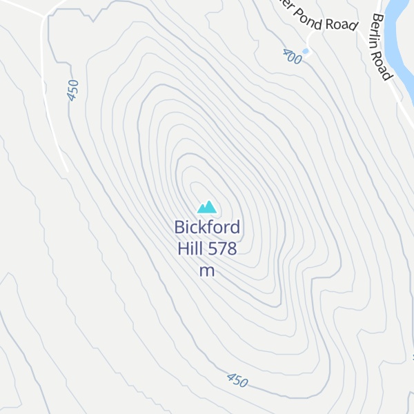 Map of Bickford Hill