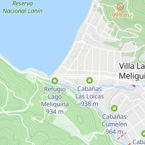 Map of Cabañas La Candelaria