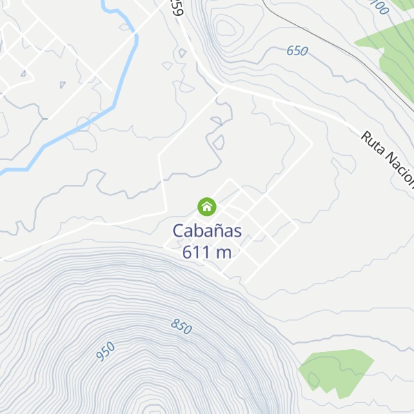 Map of Cabañas