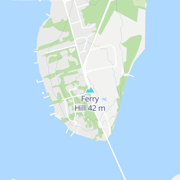 Map of Ferry Hill