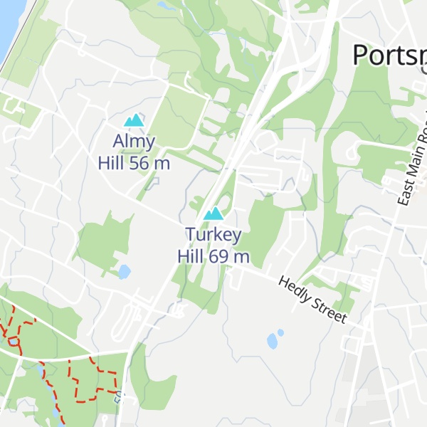Map of Turkey Hill
